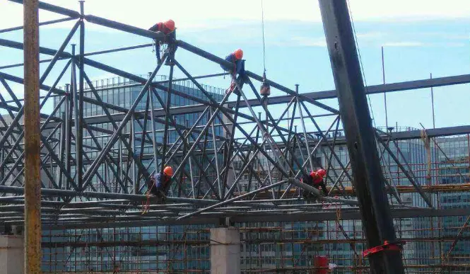 思茅加油站网架安装