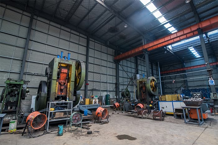 思茅网架配件-锥头加工车间